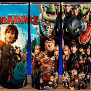 How to Train Your Dragon - Night Fury Movie Cup Mug Tumbler 20oz
